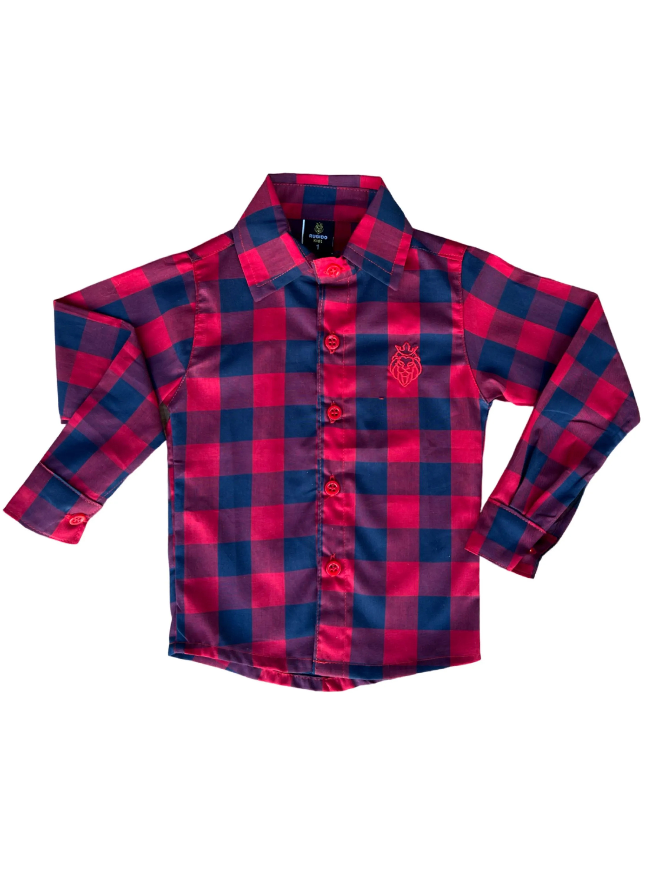 Camisa Xadrez Fio Tinto Infantil