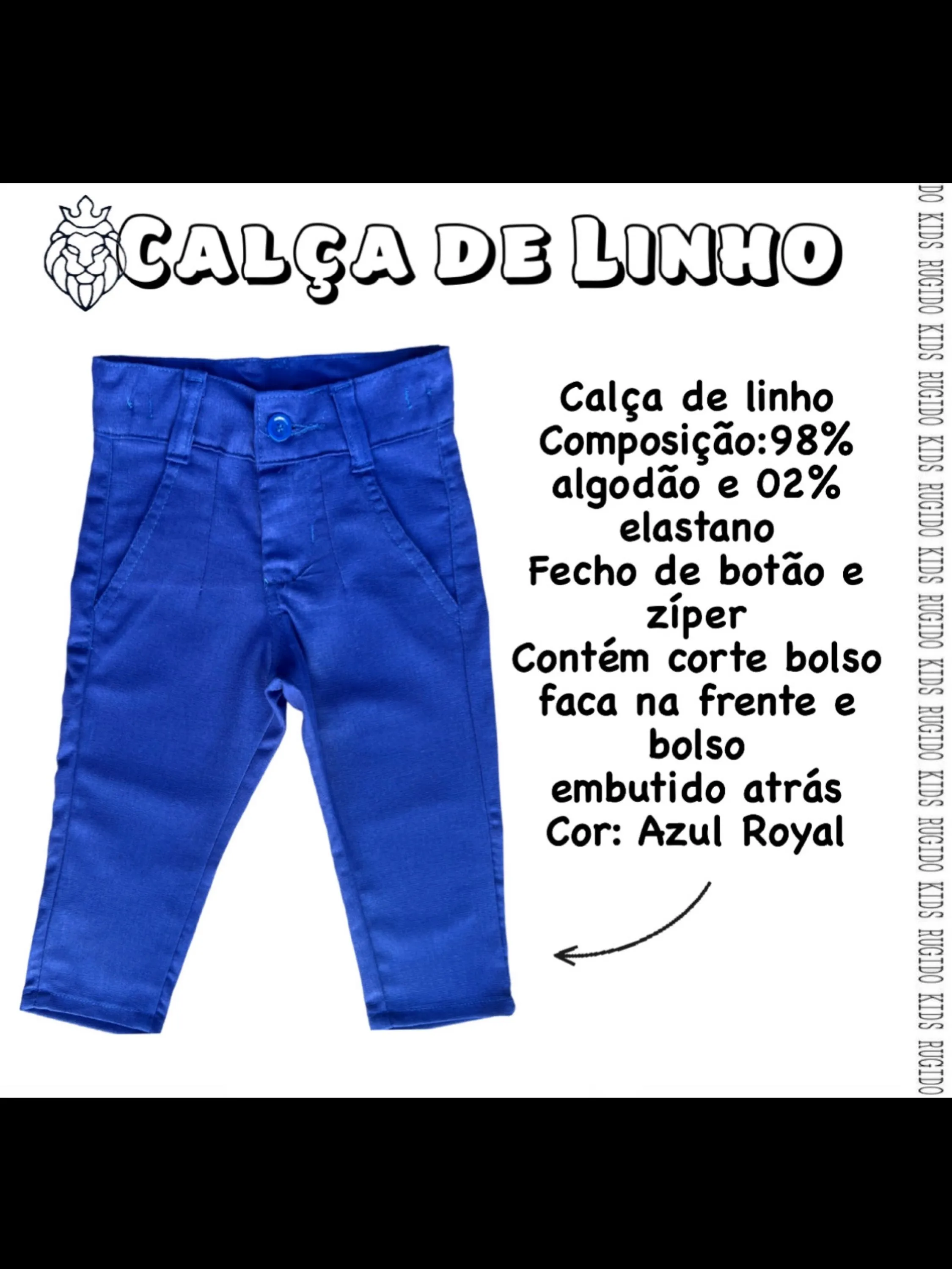 Calça de Linho Infantil