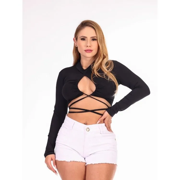 REF 491 CROPPED FEMINNA  SUFLEX MANGA LONGA