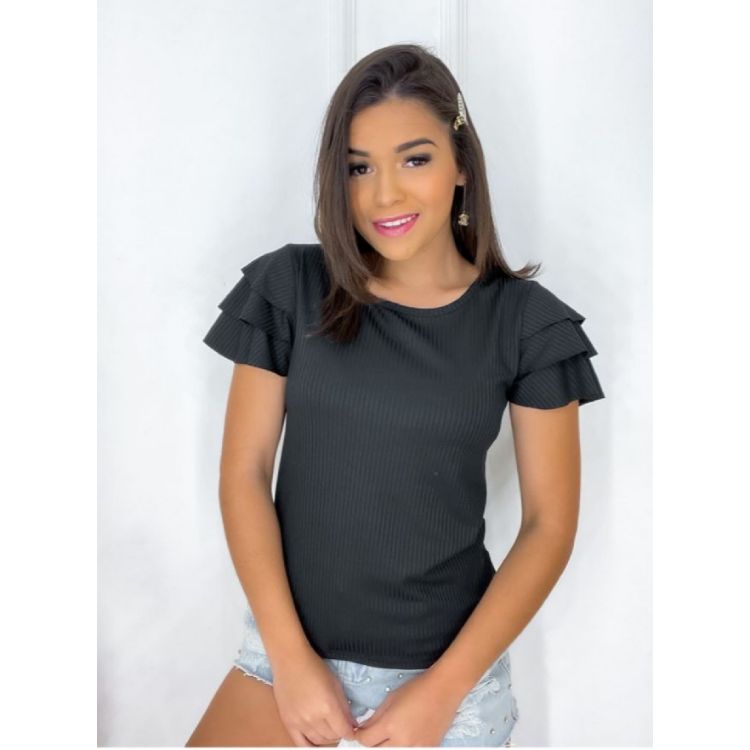 REF 532 BLUSA FEMININA CANELADO