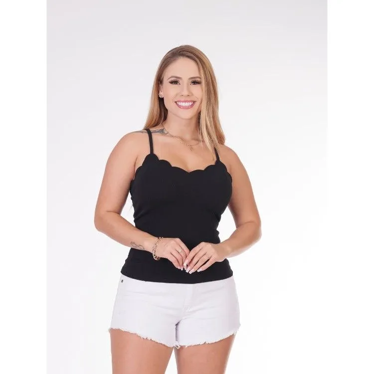 REF 545 BLUSA FEMININA CREPE TOP