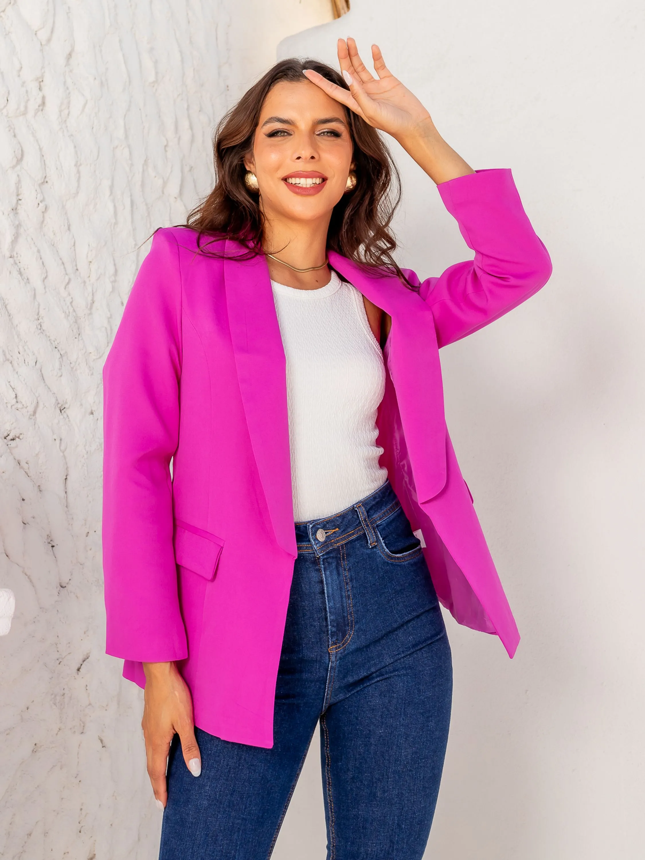 BLAZER COM FORRO E OMBREIRA PREMIUM DE ALFAITARIA COLORS SML FASHION - ML03