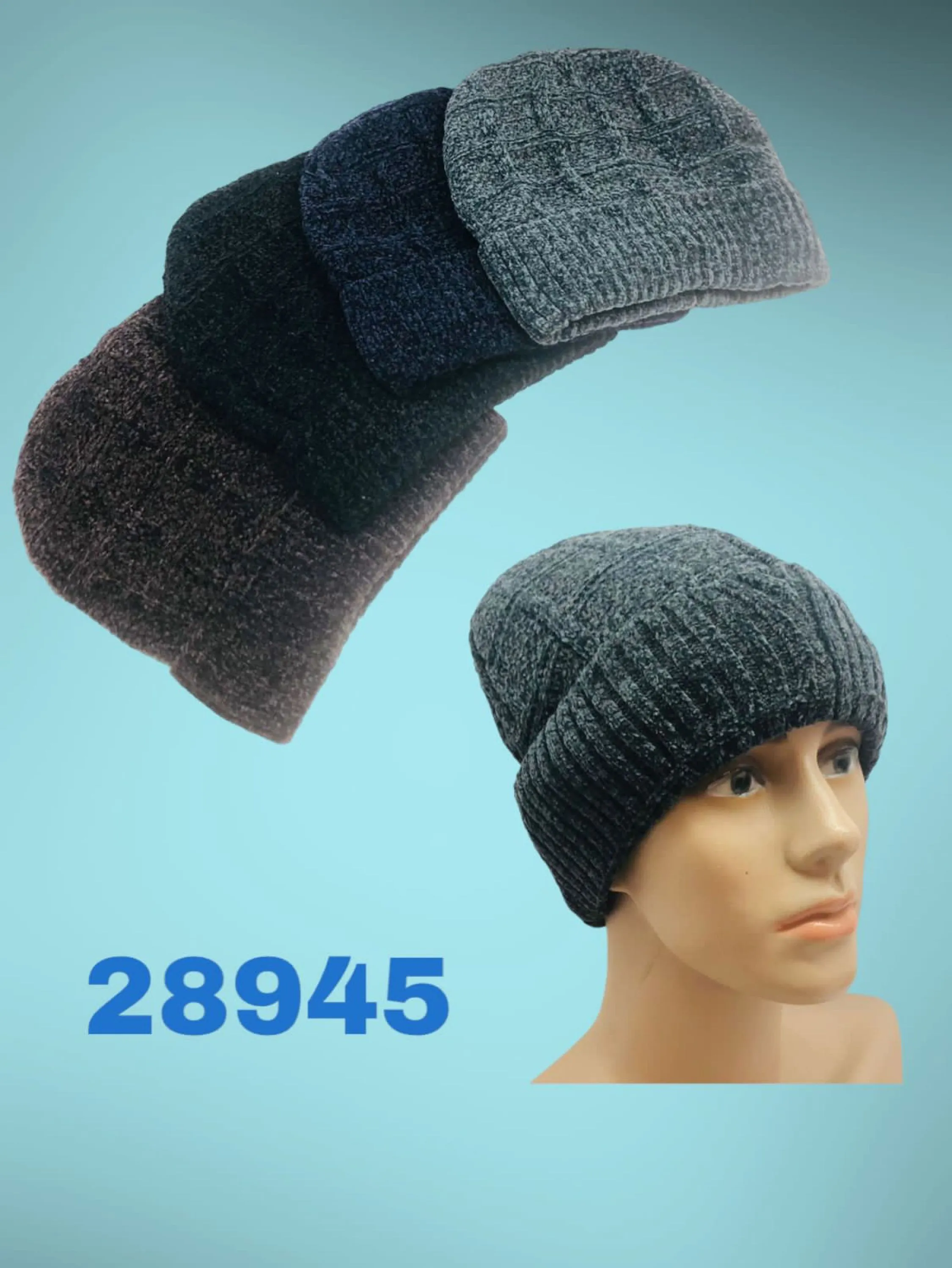 Gorros Masculinos coleção INVERNO 2023 SQ MODAS Ref:28945