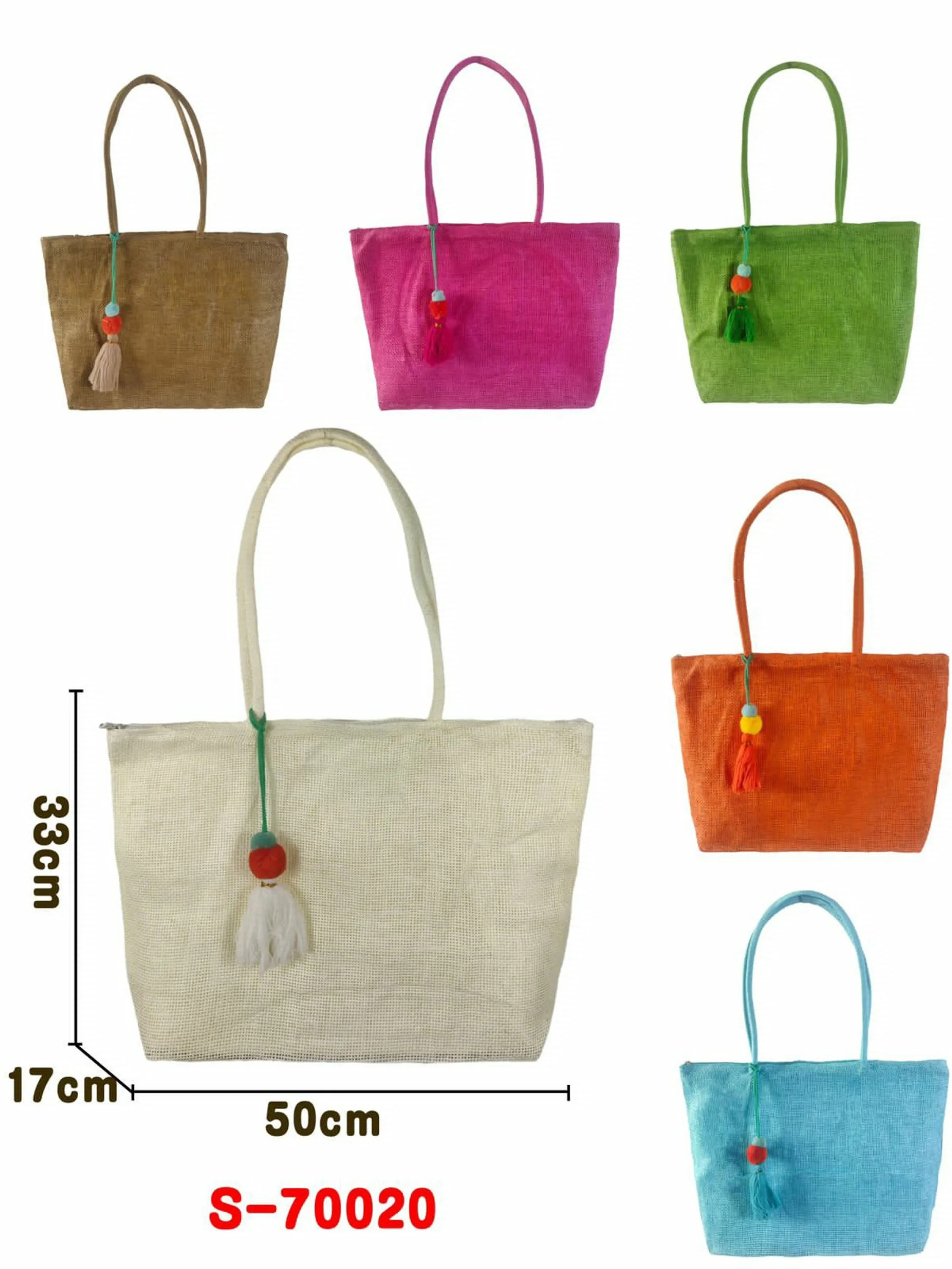 Bolsa em tecido e pingente de Tassel kit com 12 peças REF: 70020