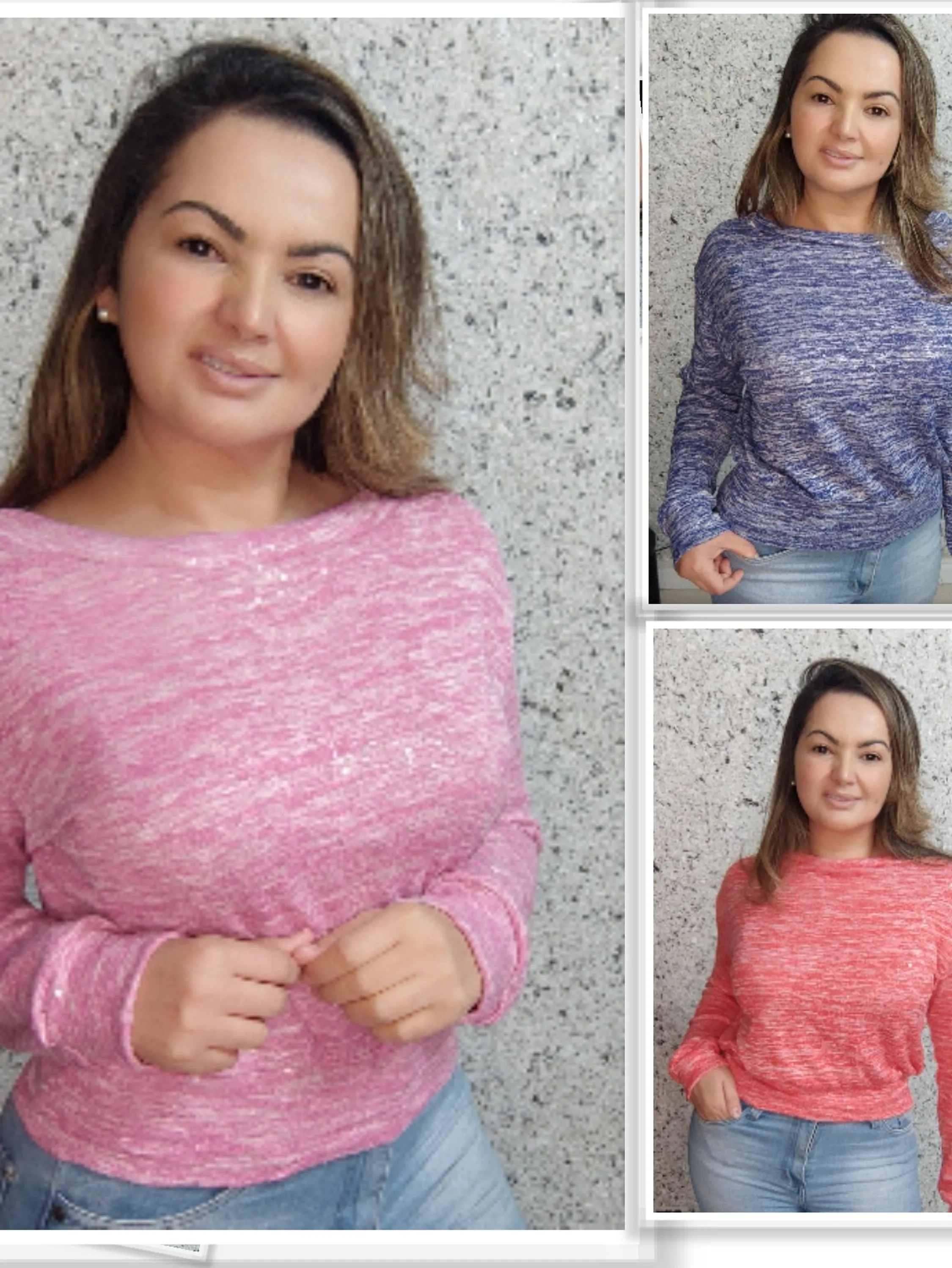 Promoção Blusa em lãnzinha lurex tamanho único