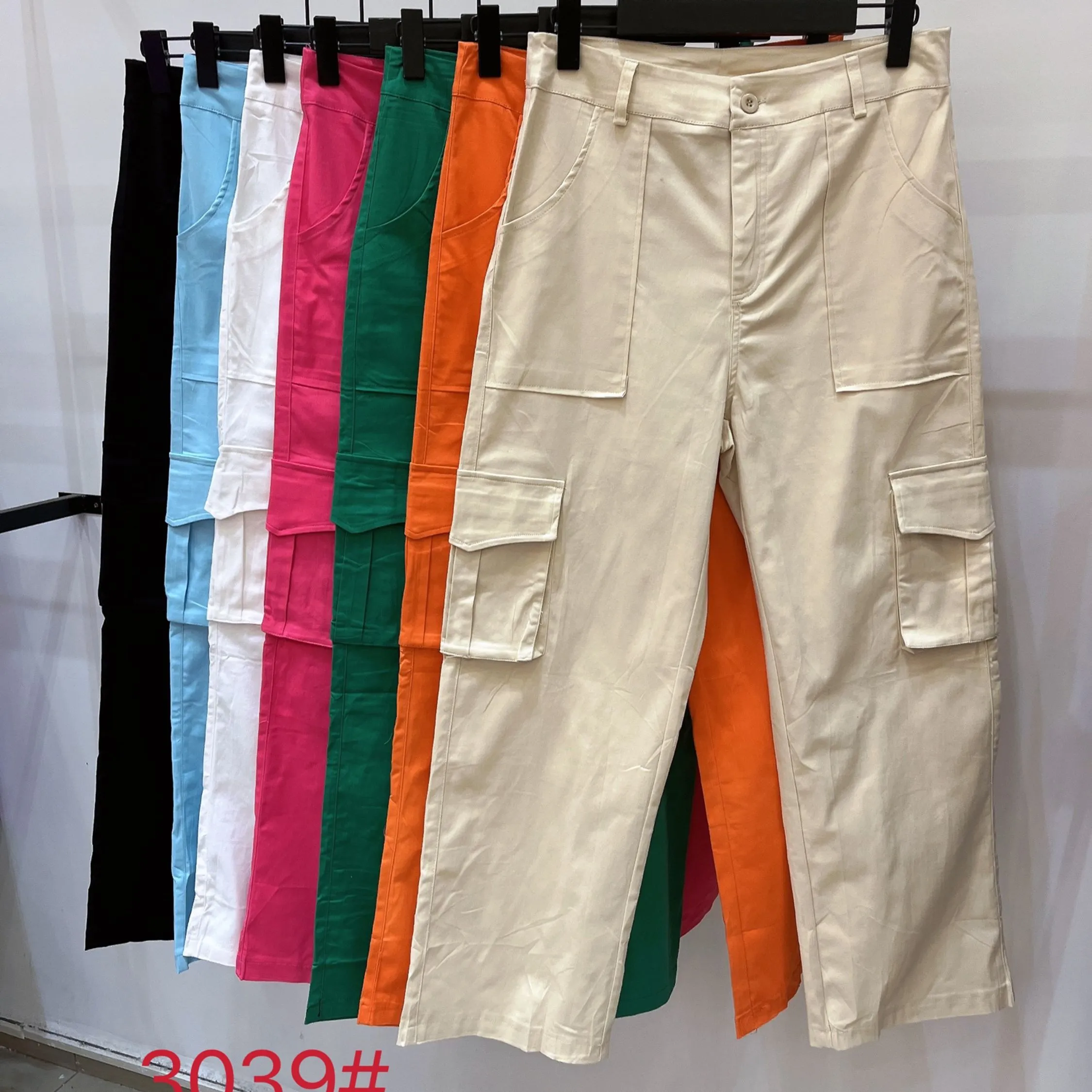 Calça cargo sarja importado