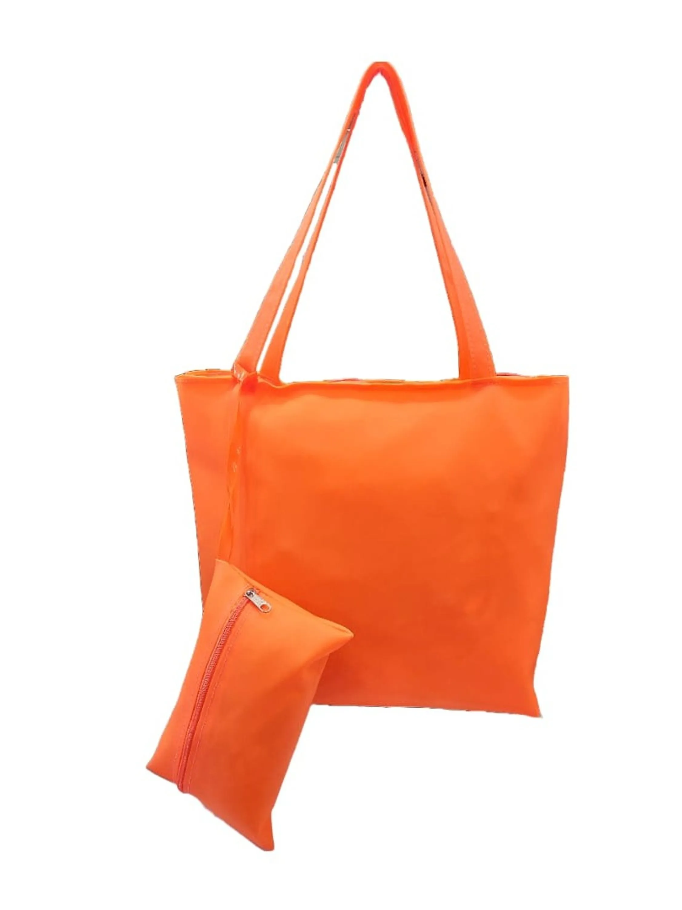 Bolsa de praia em silicone laranja