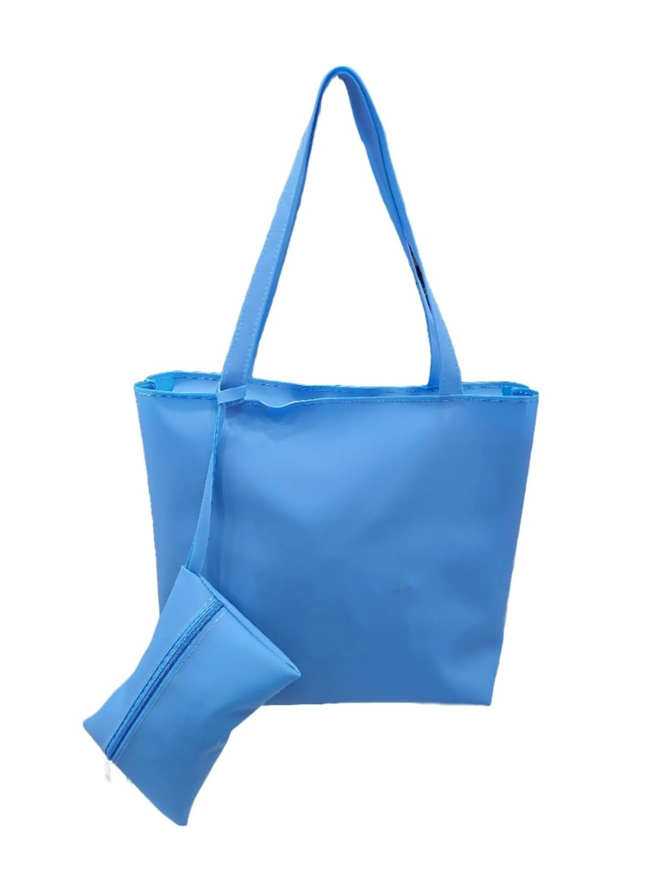 Bolsa de praia em silicone azul