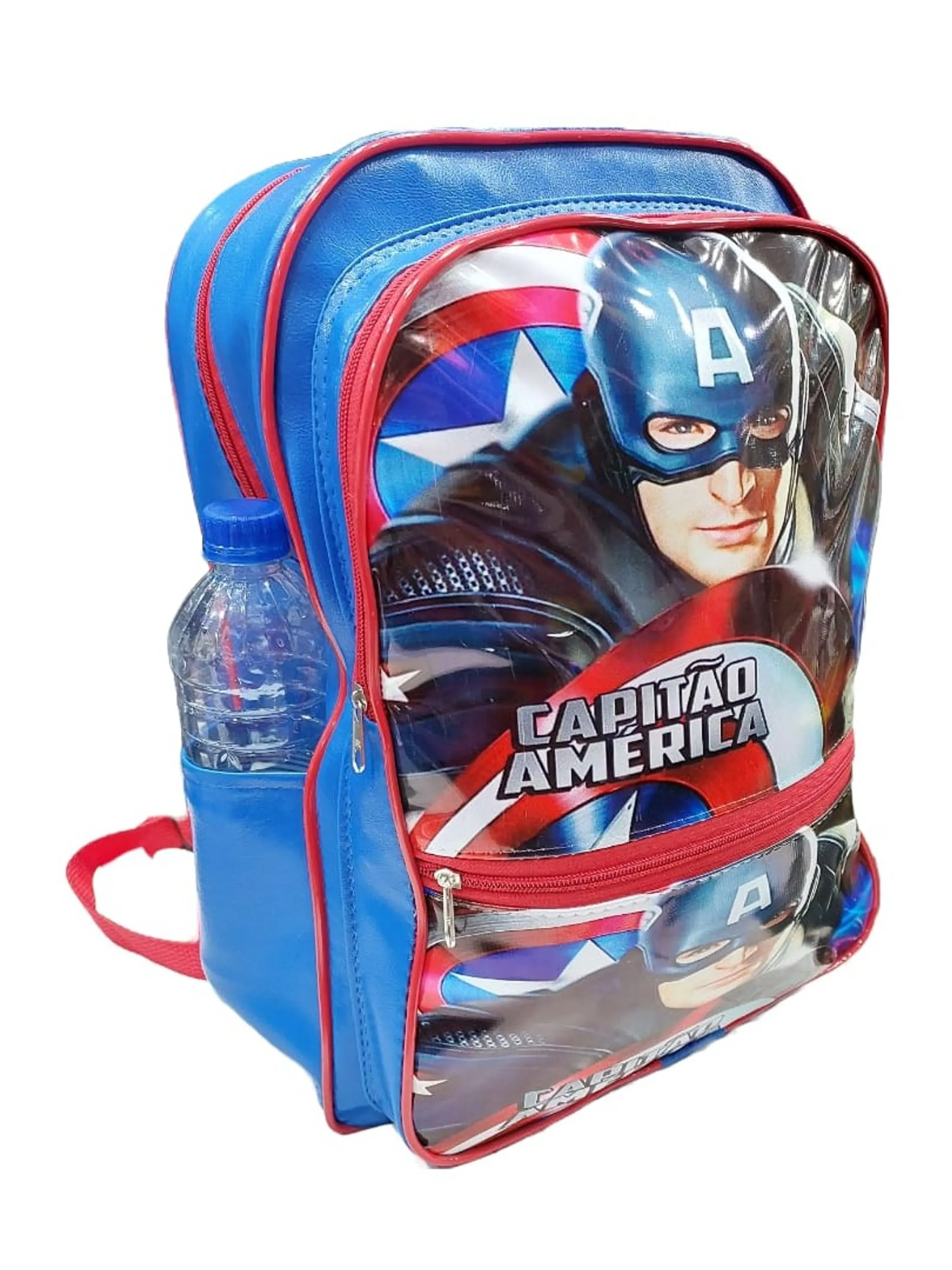 Mochila infantil Capitão América - Mochila escolar Capitão América