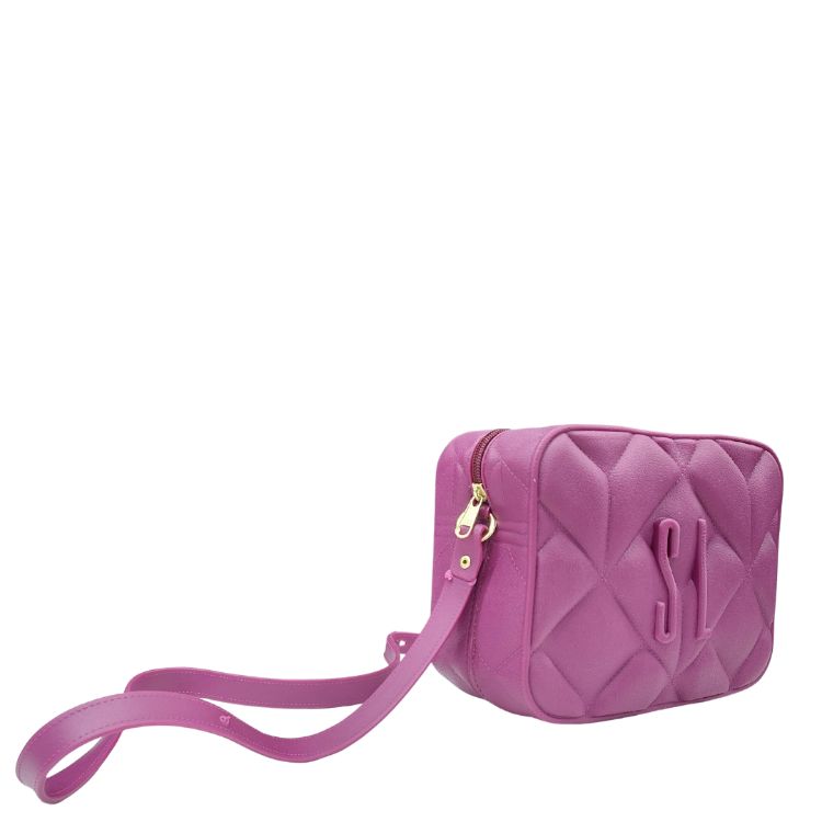 Bolsa de silicone transversal roxa