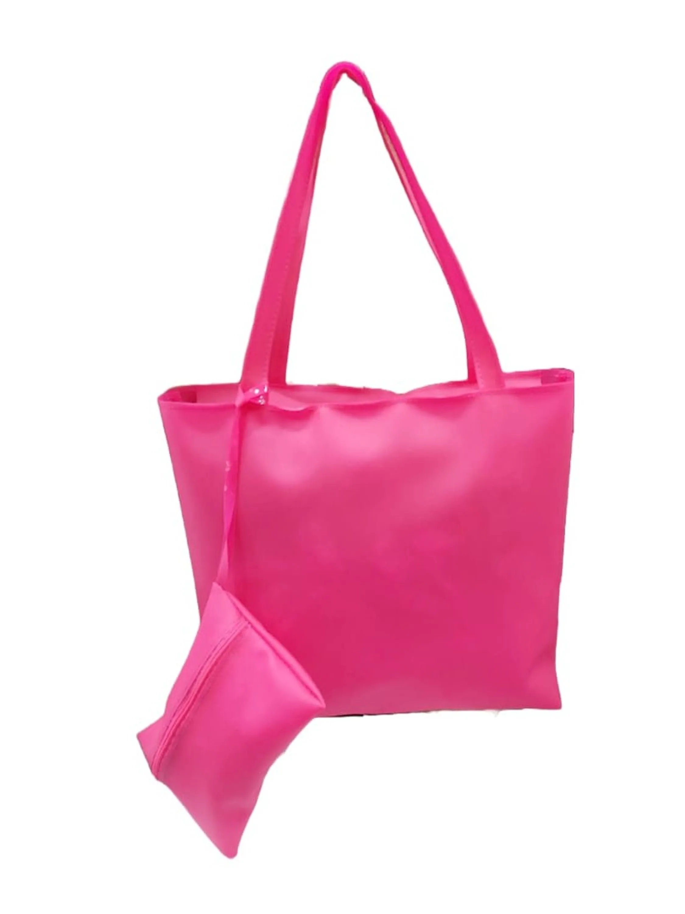 Bolsa de praia em silicone pink