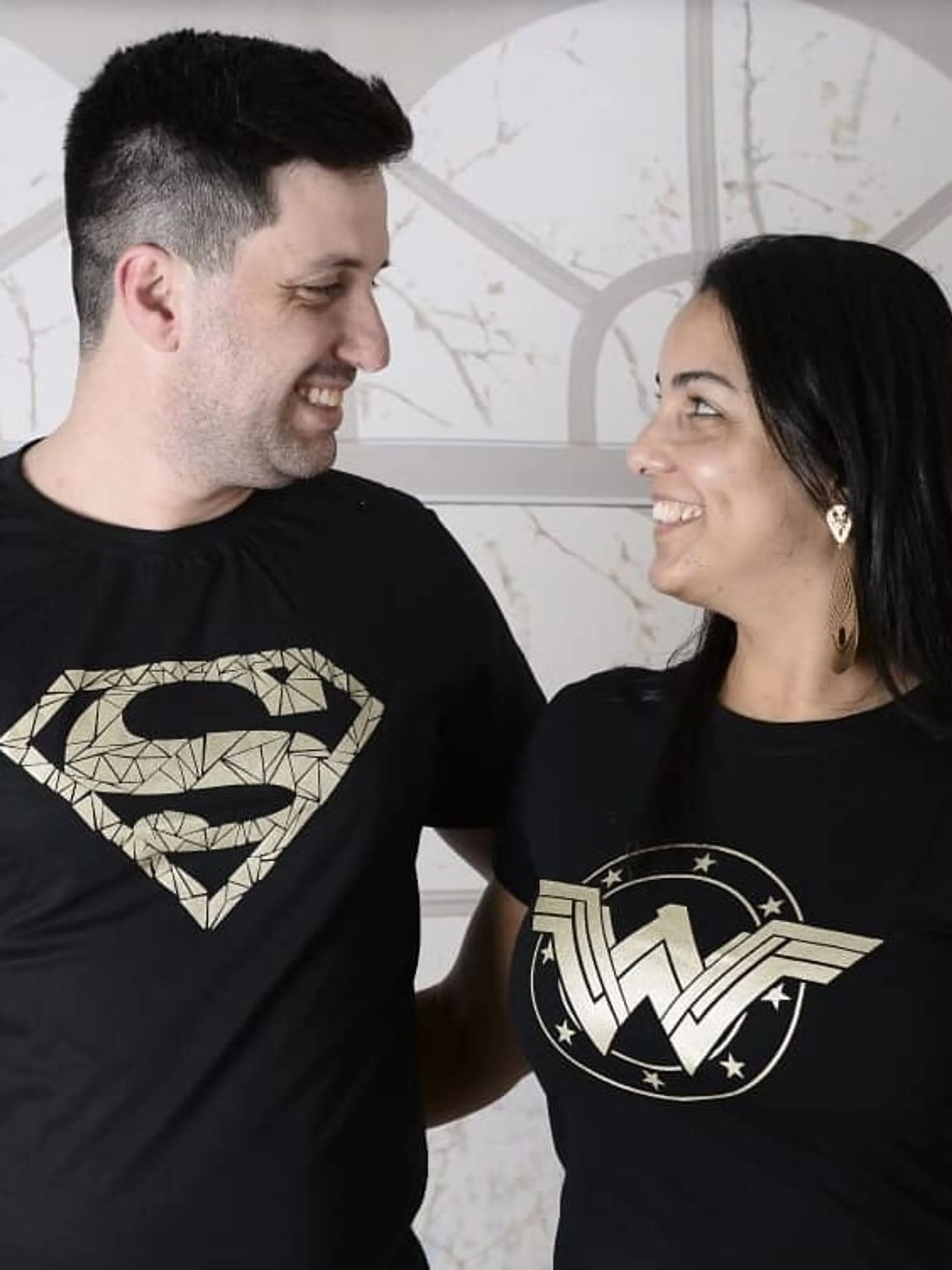 Kit Casal Homem e Mulher Dia dos Namorados 2 peças Seu Look é Você