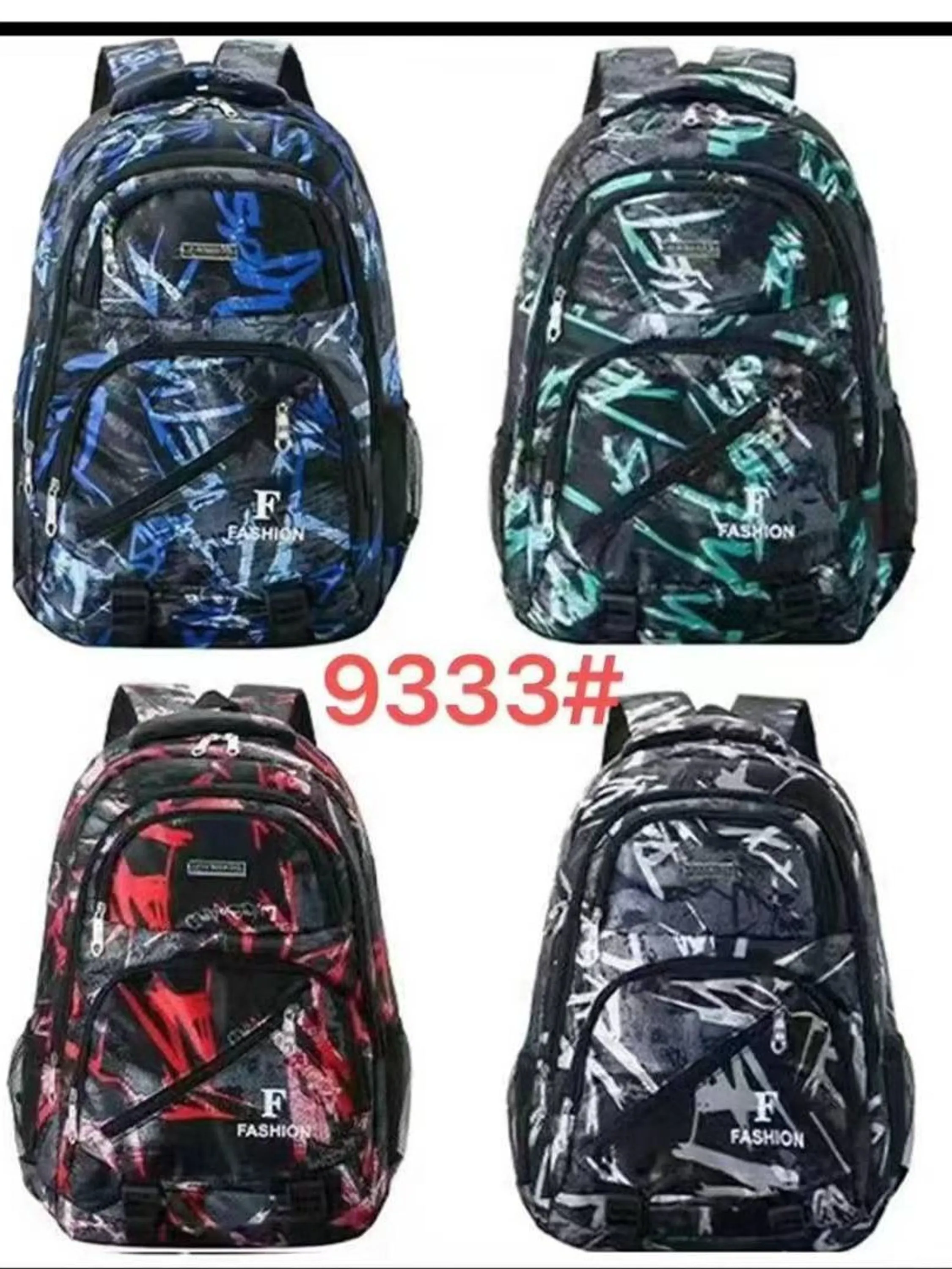 Mochilas Fashion Grande capacidade à prova d'água 9333