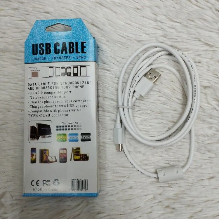 Cabo para recarregar e para Dados, typec Com Filtro 1,5 Metro - USB CABLE