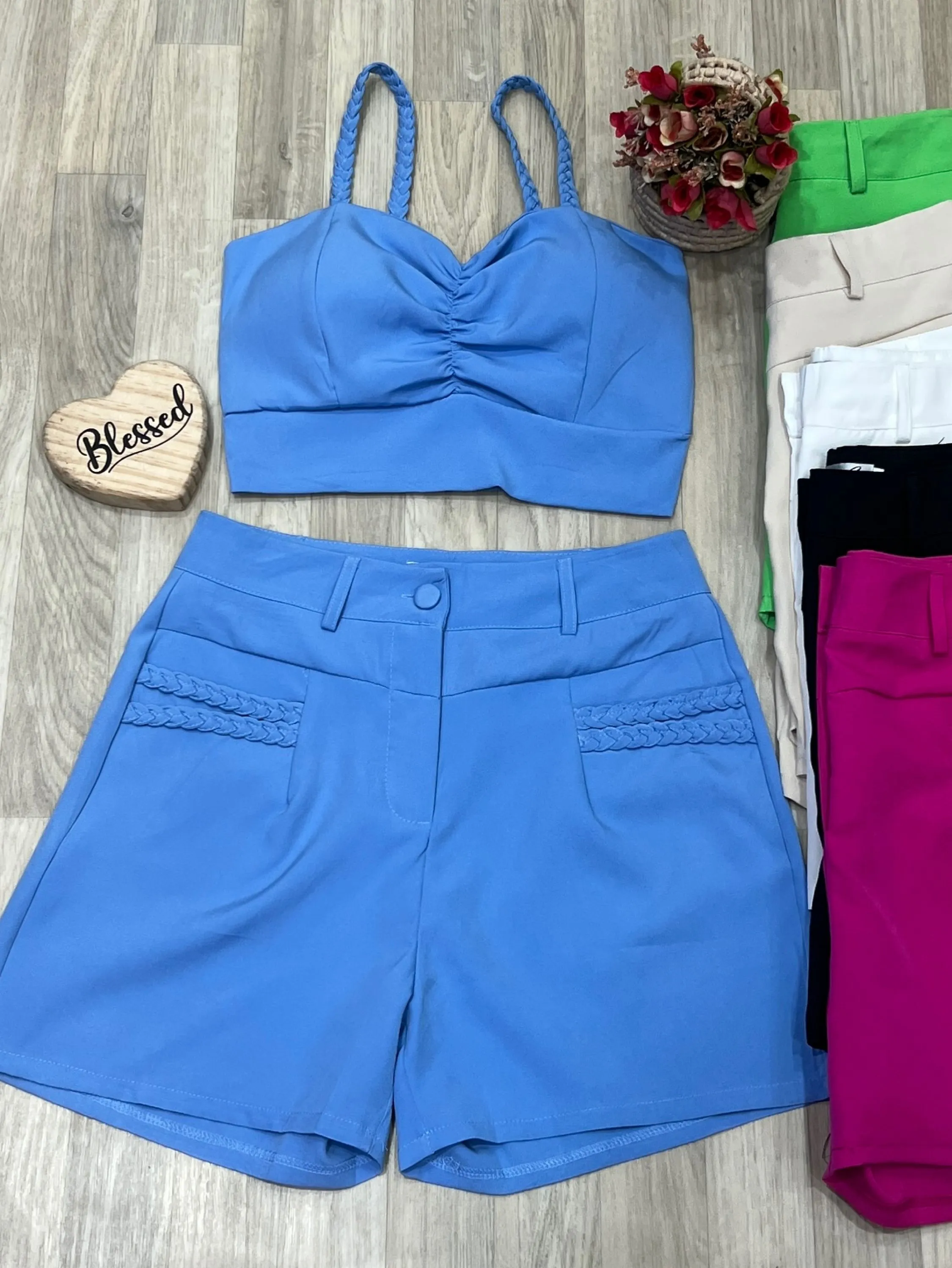 Conjunto Top e Short