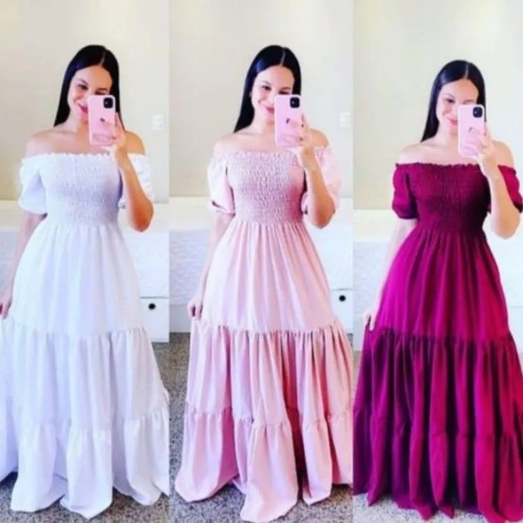 Vestido viscolinho