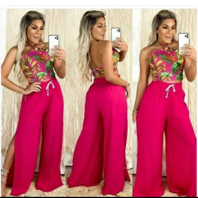 Calça pantalona na promoção