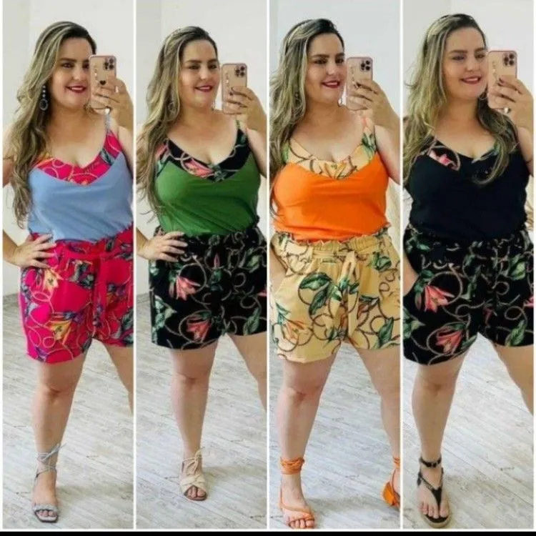 Conjuntos verão estampado