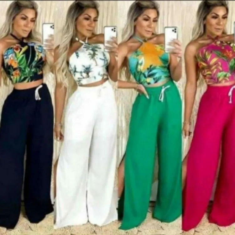 Calça pantalona na promoção