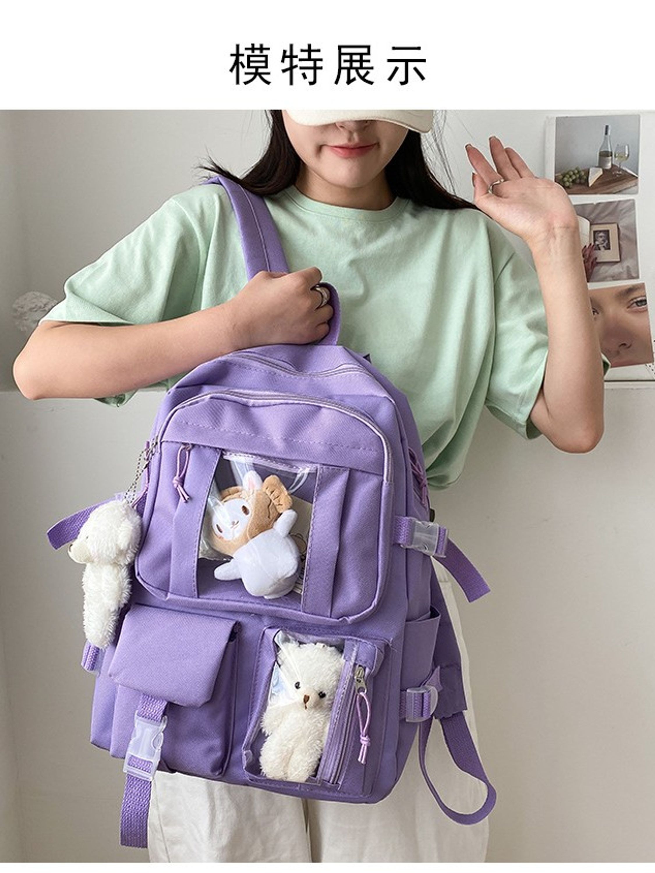 mochila feminina 23441#