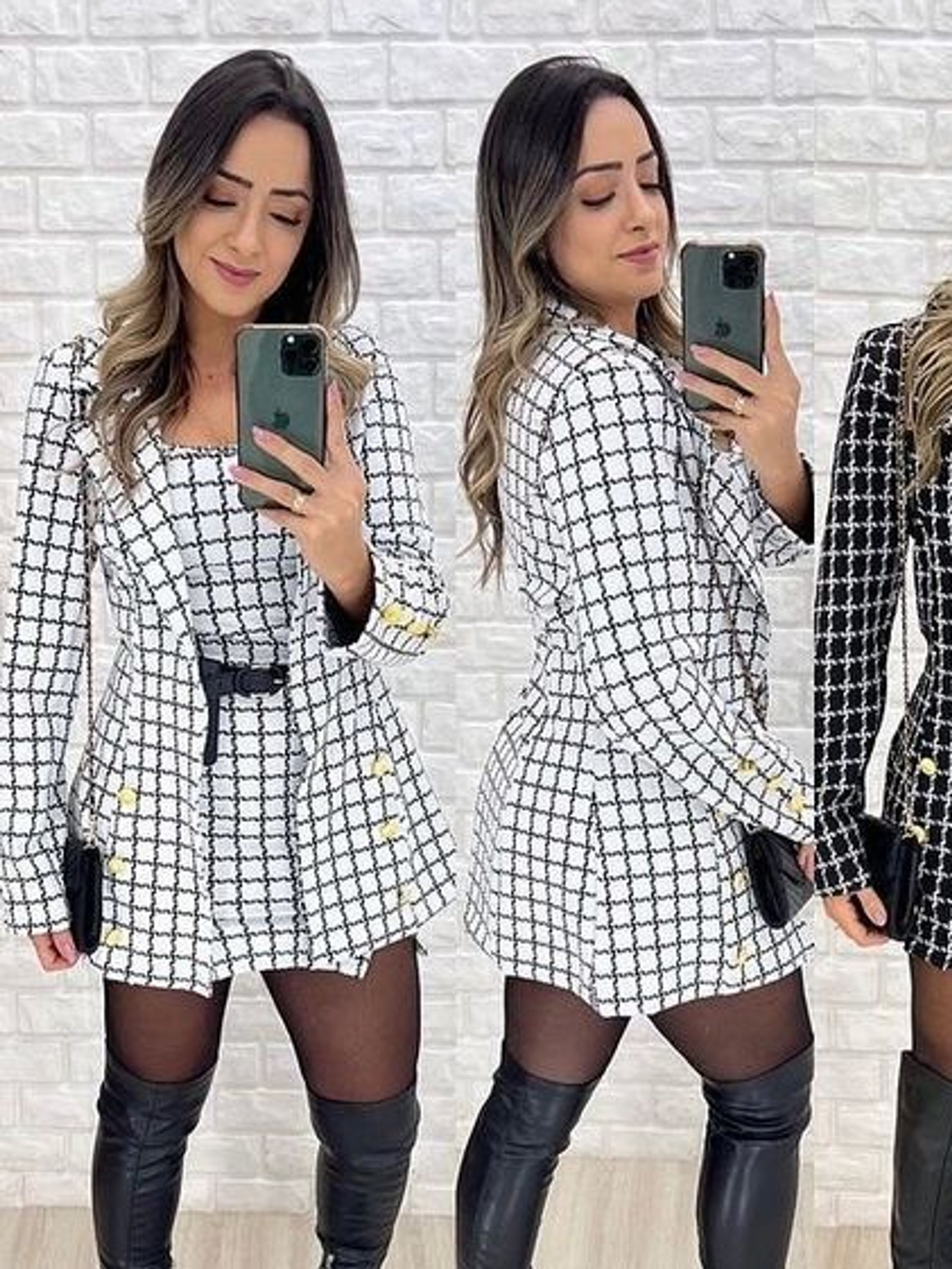 Vestido com blazer