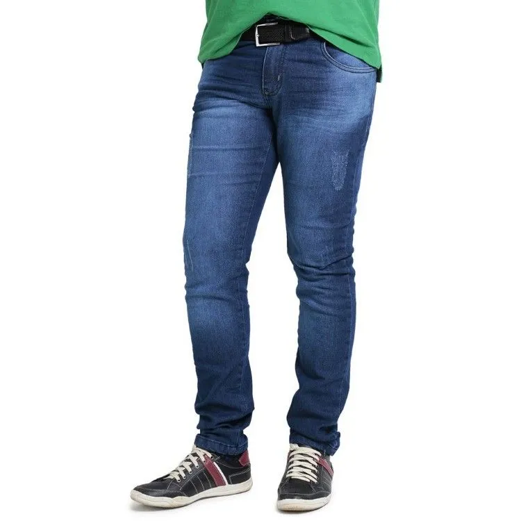 Calça jeans masculino azul escuro