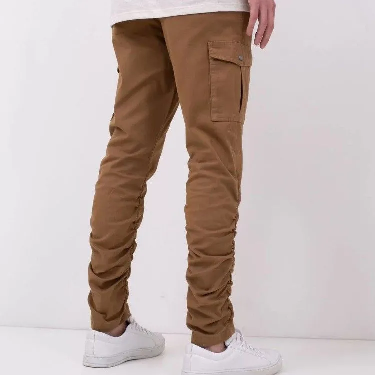 Jogger masculino cargo  caqui