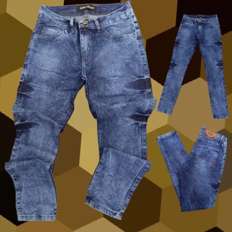 Calça jeans masculino azul escuro