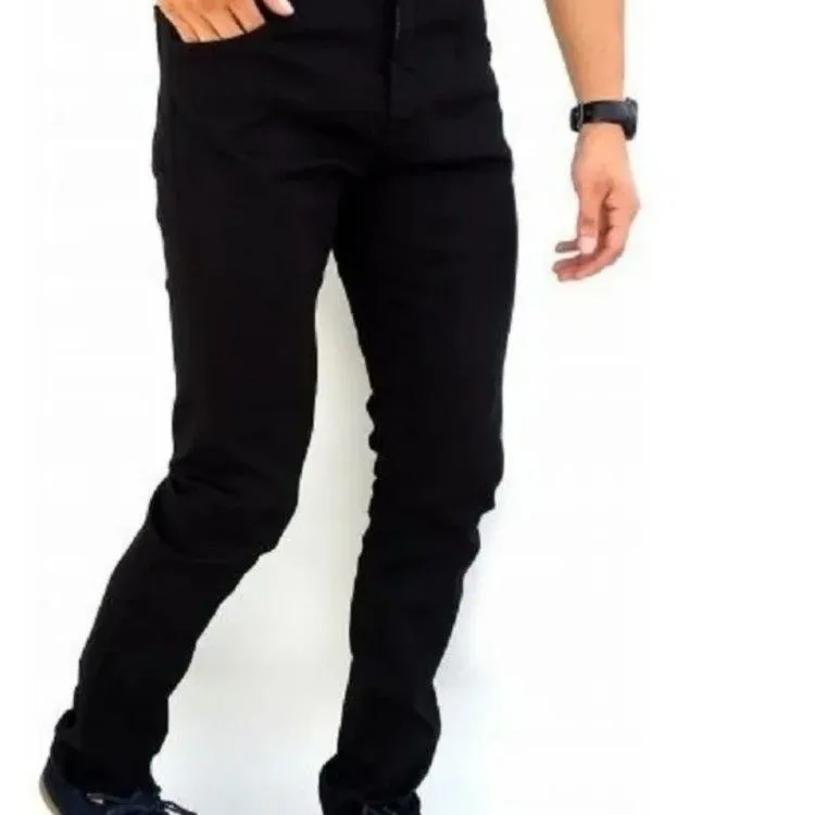 Calca jeans masculina Preto