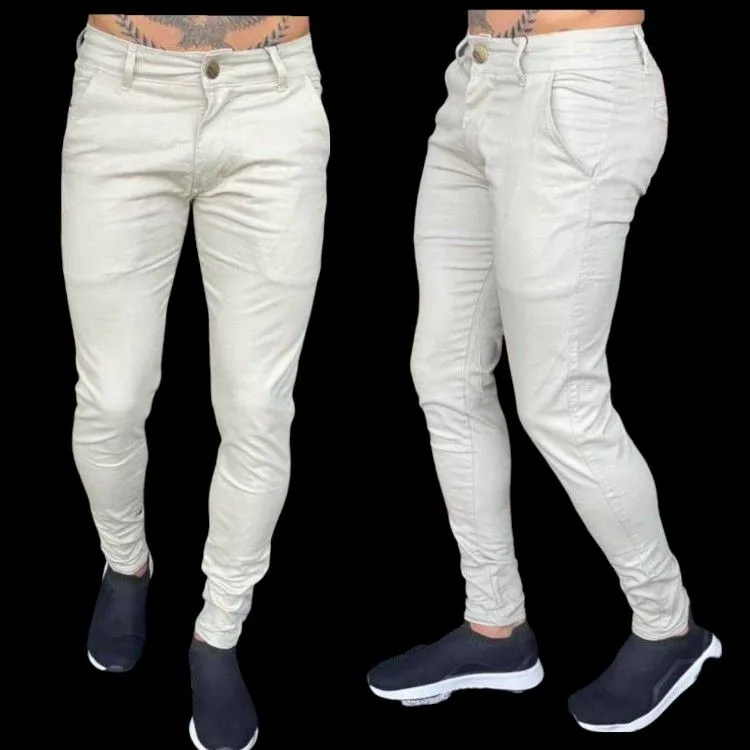 Calça masculino Branco