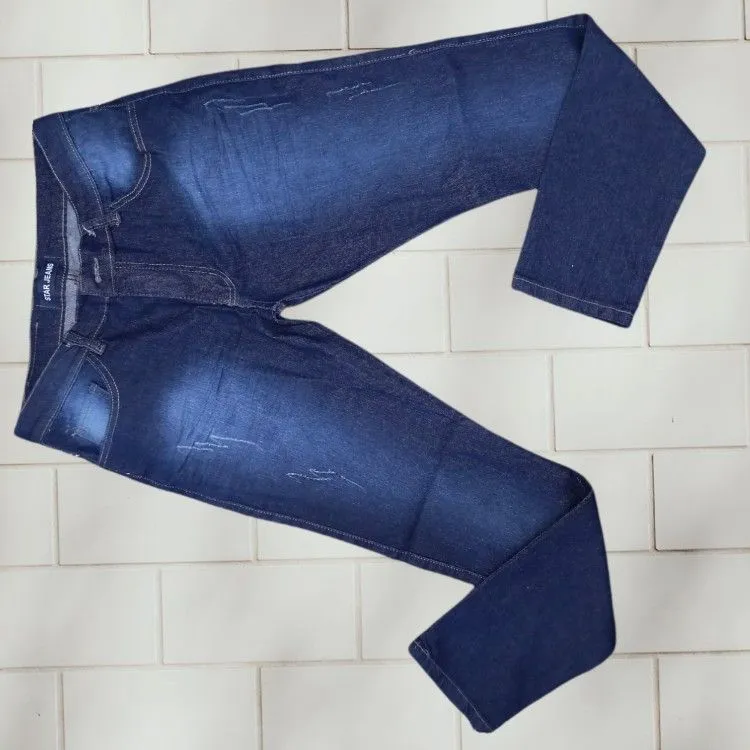 Calça jeans masculino azul escuro