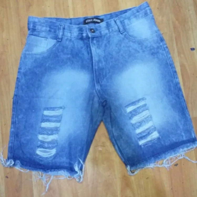 Bermuda jeans masculina