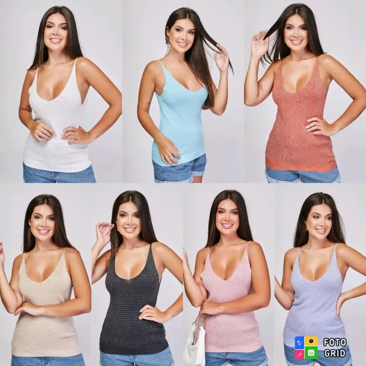 Blusa regata moda feminina de importado