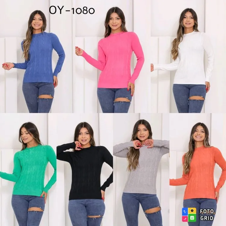 Blusa manga longa moda feminina de importado