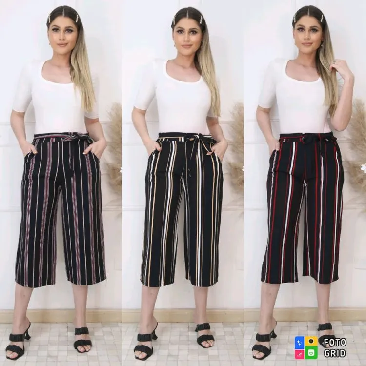 Calça panta curta moda feminina