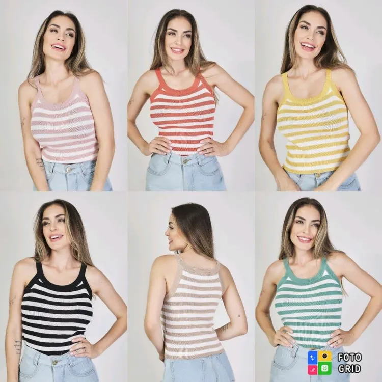 Blusa regata moda feminina de importado