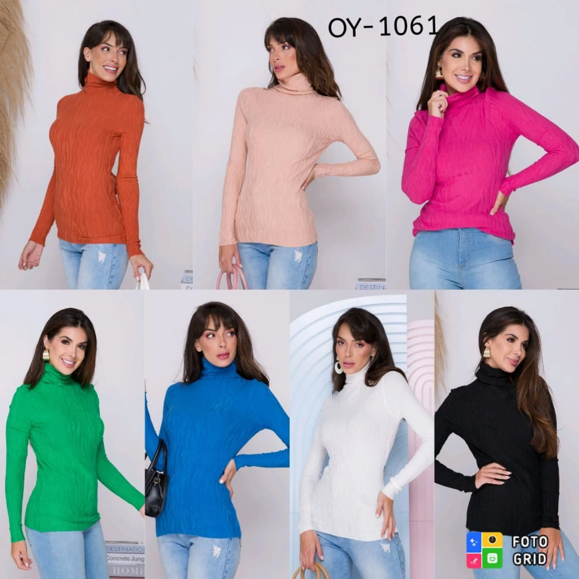 Blusa manga longa moda feminina de importado