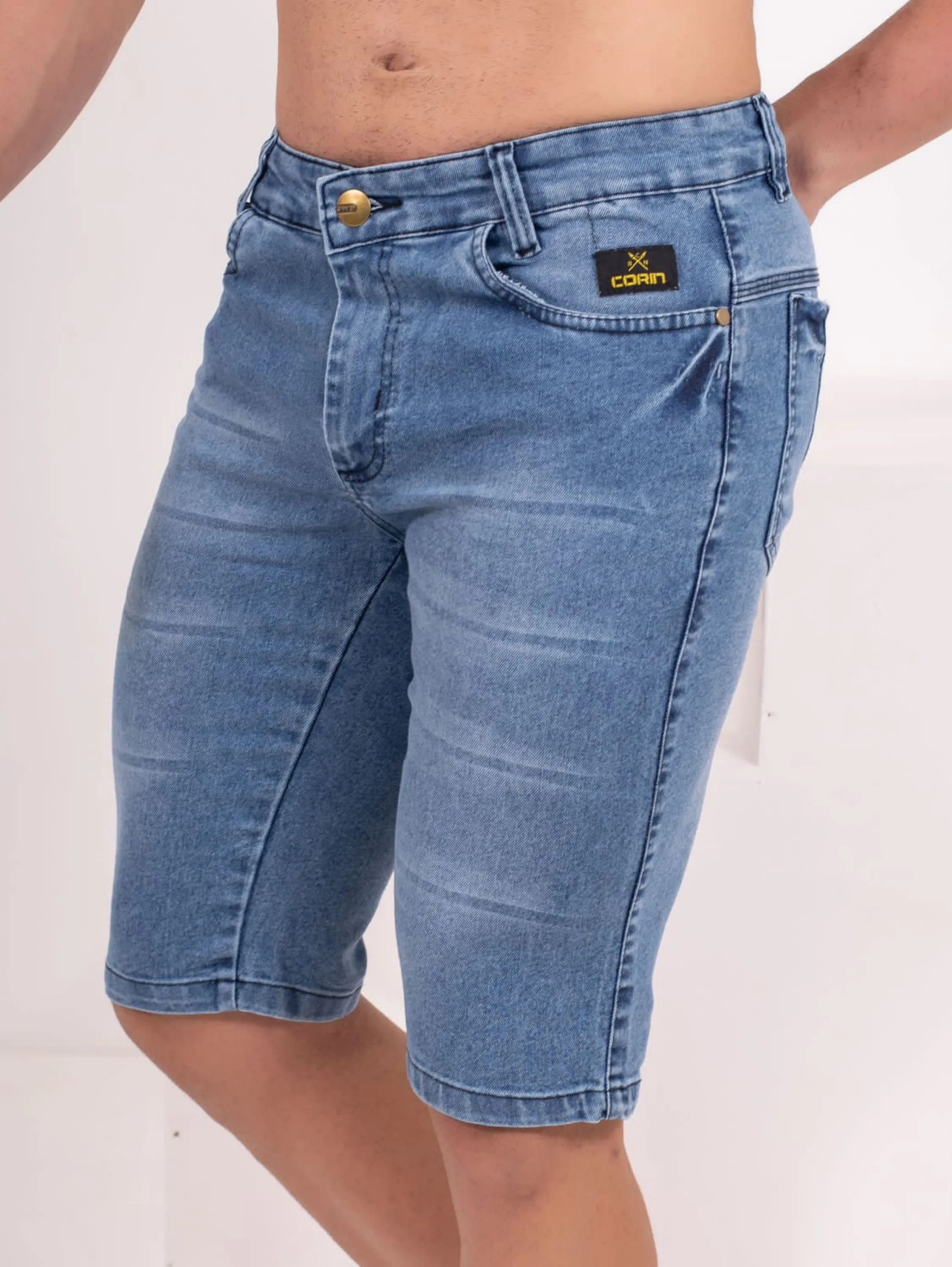 Bermuda jeans na lycra