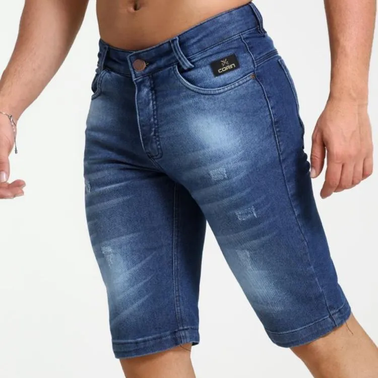 Bermuda Jeans na Lycra Linha Styllus