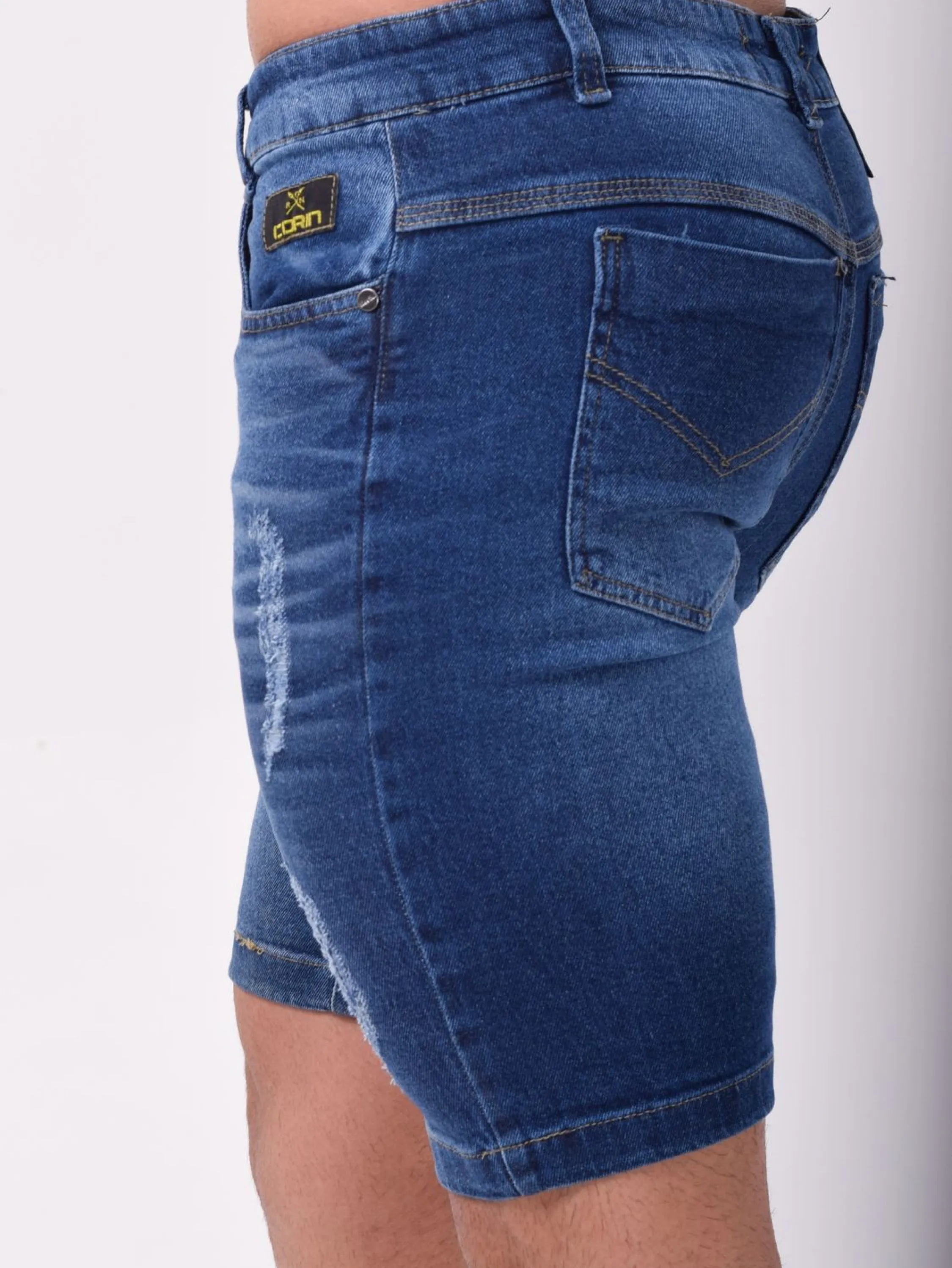 Bermuda jeans na lycra