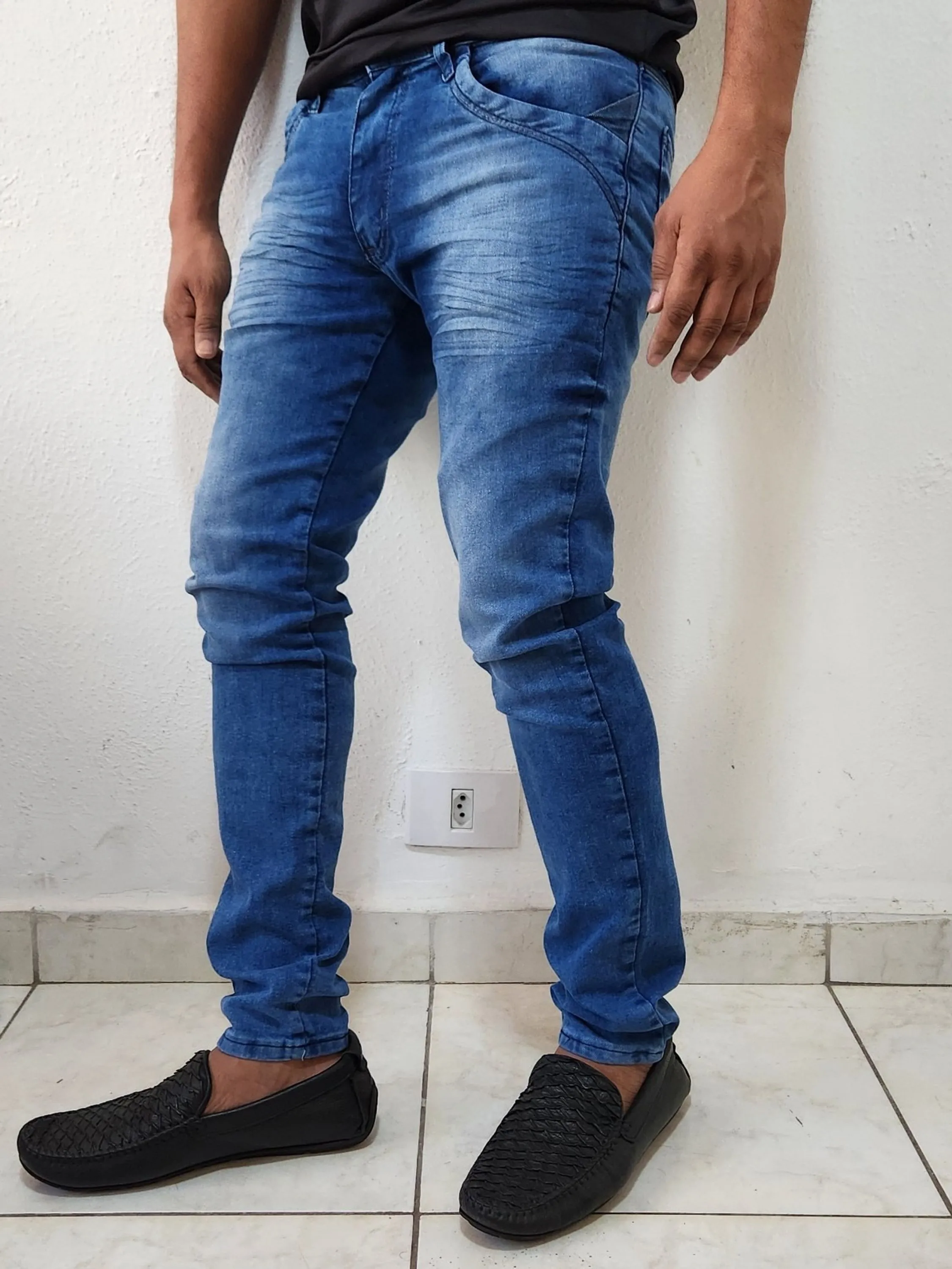 Calça jeans masculina Rota77