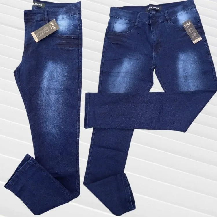 Calça jeans masculino azul escuro