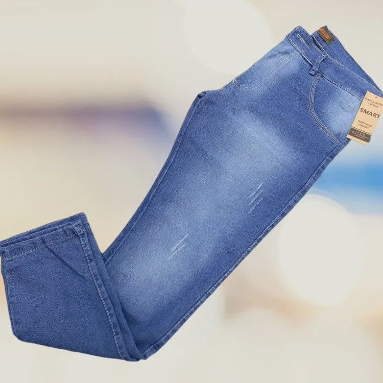 Calça jeans masculino azul jeans