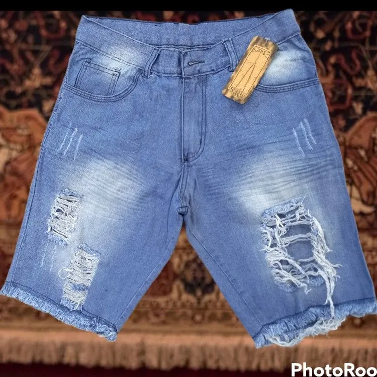 Bermuda jeans masculino