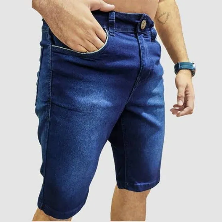 Bermuda jeans masculino