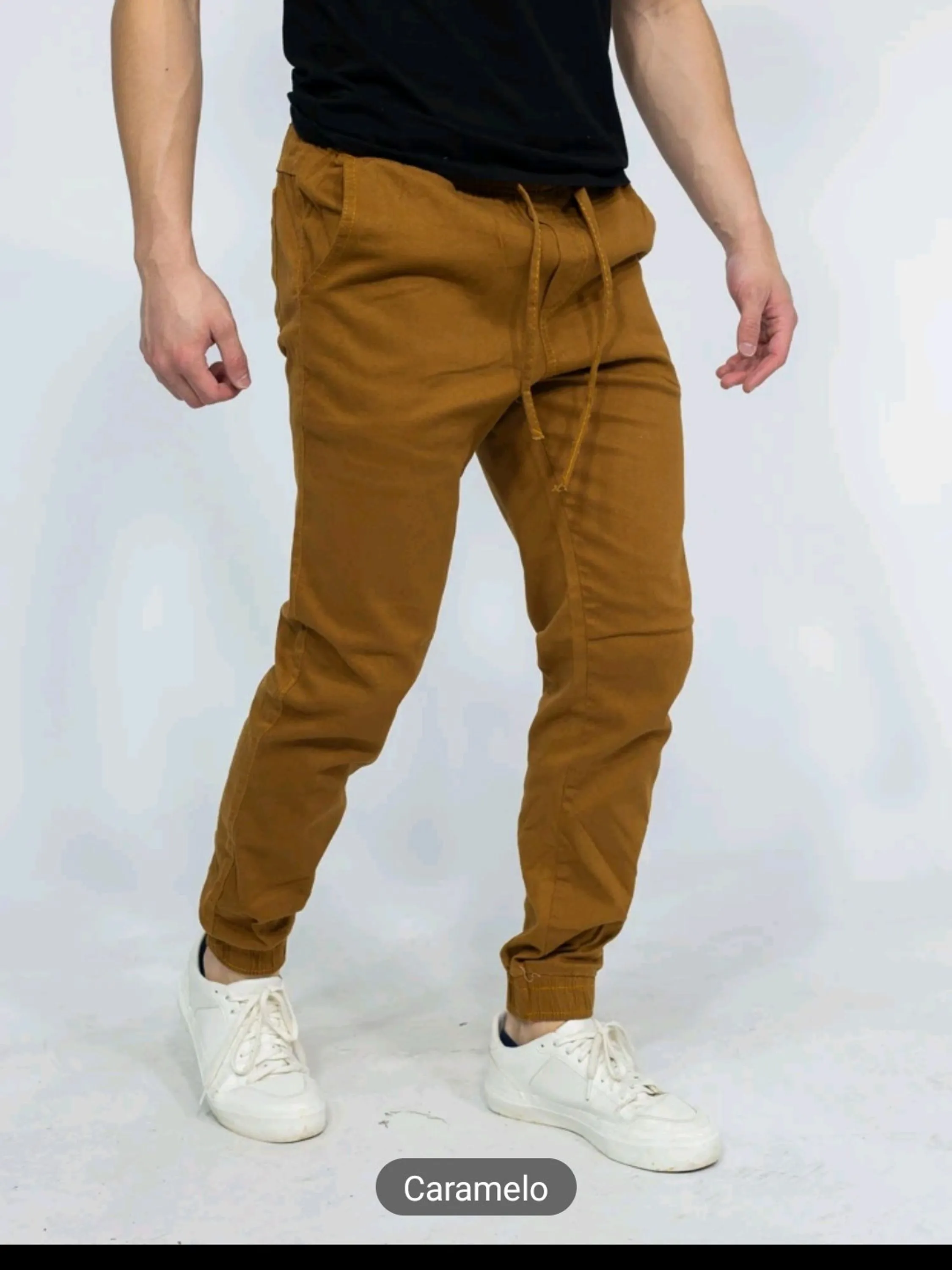 Jogger masculina caramelo