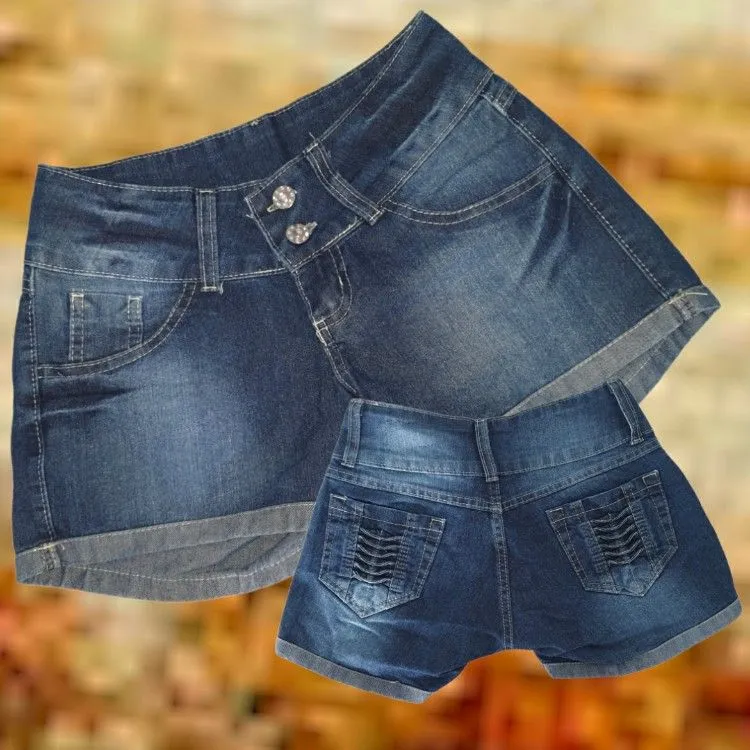 Short jeans feminino