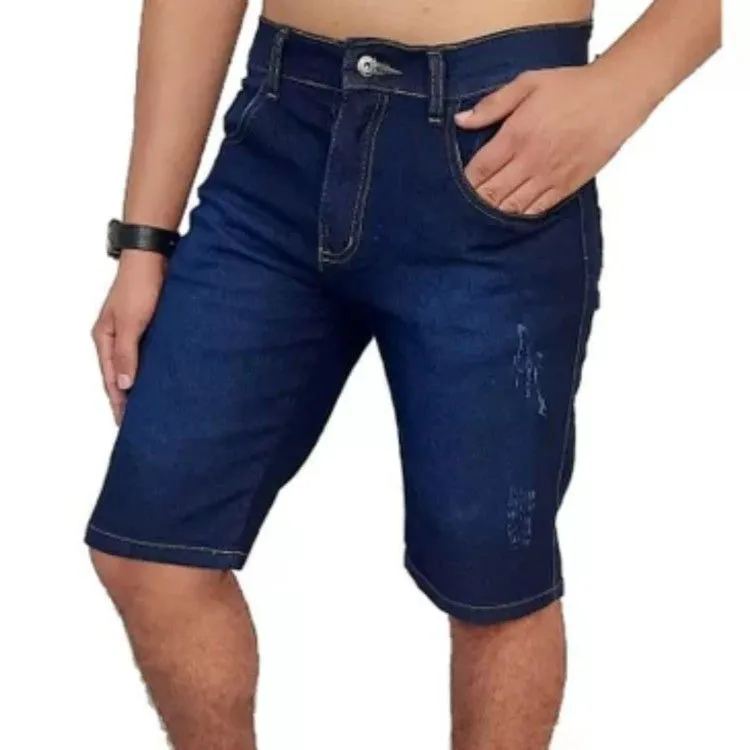 Bermuda jeans masculino