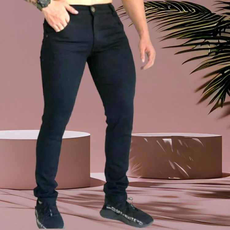 Preto jeans masculino