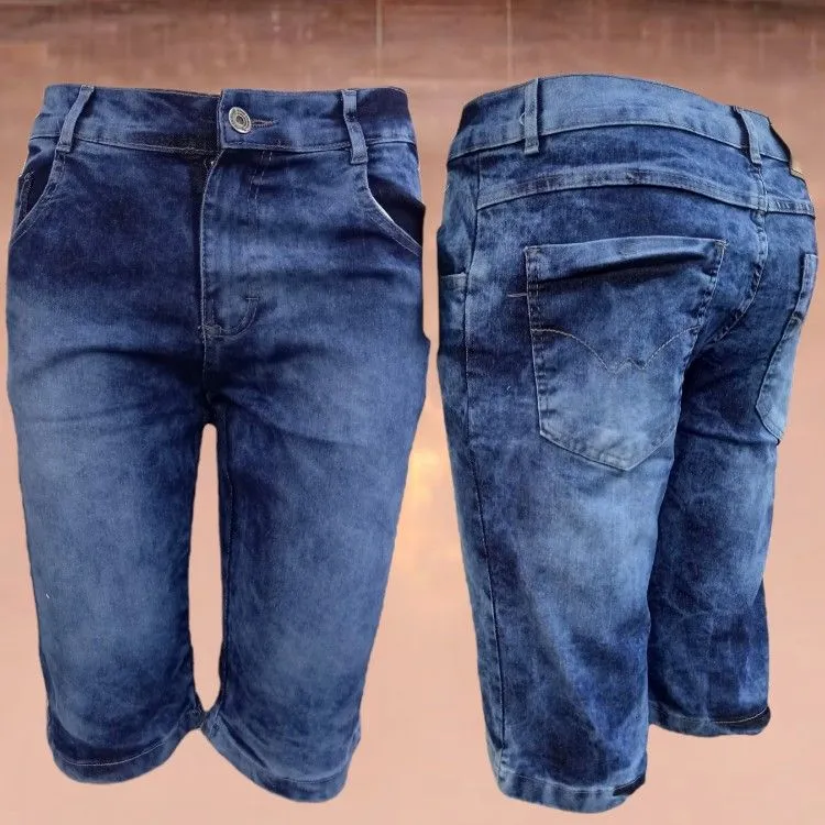 Bermuda jeans masculino